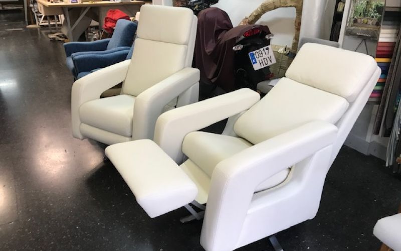 Sillones relax: trabajo de Tapicería Delgado, tapicero en Mahón